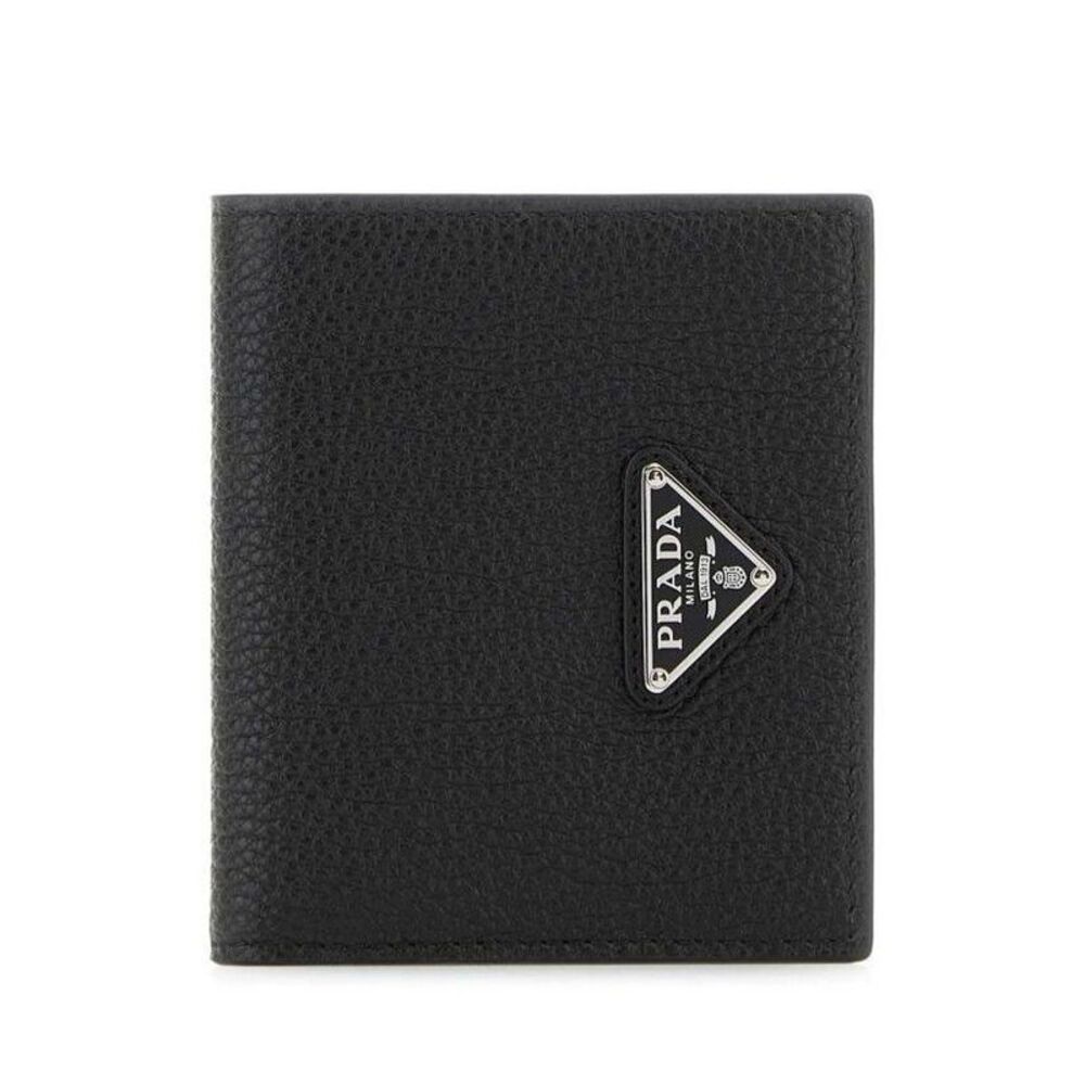Leather Triangle Compact Wallet